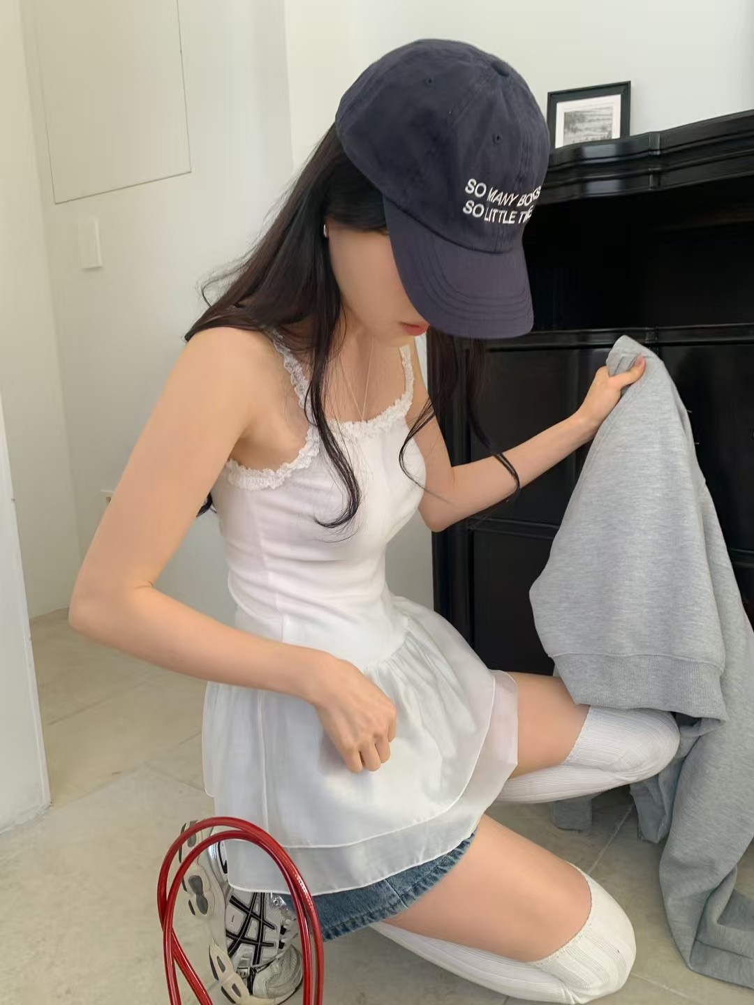 OUIR韓國直郵㊣女裝新品休閑25春夏推薦時尚熱賣人氣吊帶背心OUIR吊帶/背心