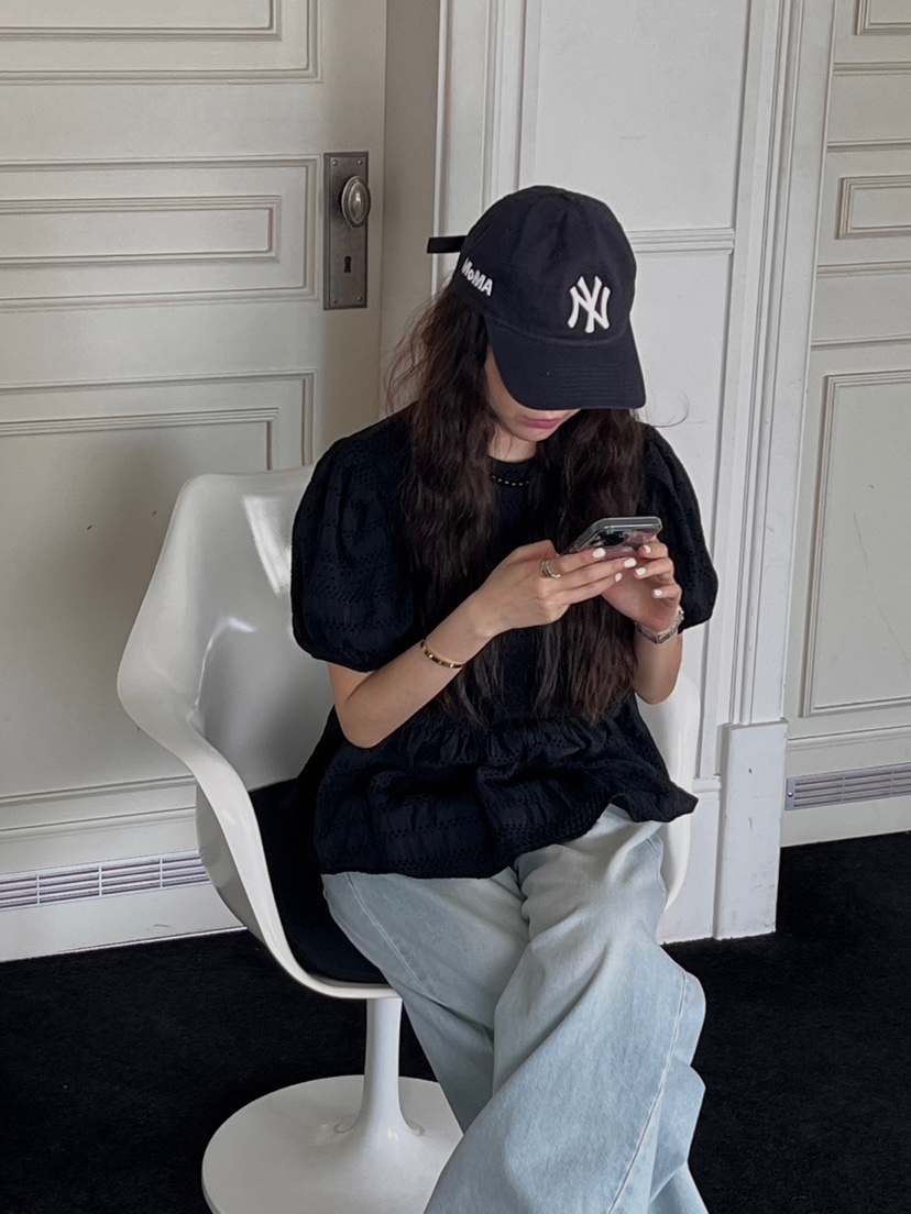 MADE-P韓國㊣直郵東大門代購女裝新品休閑時尚人氣襯衫蕾絲衫MADE-P襯衫/蕾絲衫
