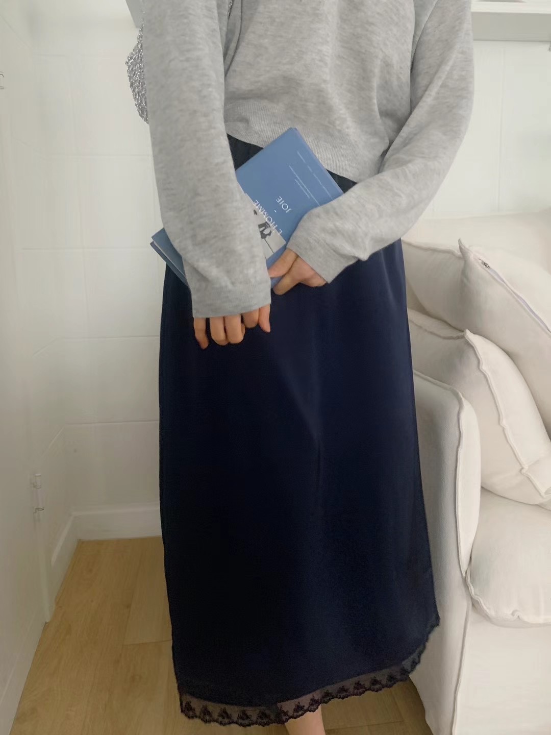 OUIR韓國直郵㊣女裝新品推薦休閑熱賣時尚25春夏半身裙中短裙OUIR半身裙/中短裙