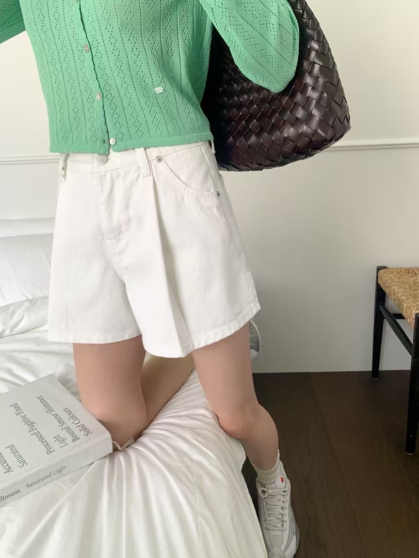 OUIR直郵韓國代購㊣女裝新款休閑人氣25春夏推薦短褲含腰繩OUIR短褲