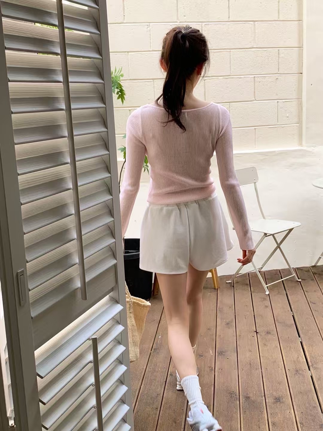 OUIR直郵韓國代購㊣女裝新款熱賣25春夏人氣時尚休閑針織衫OUIR針織衫