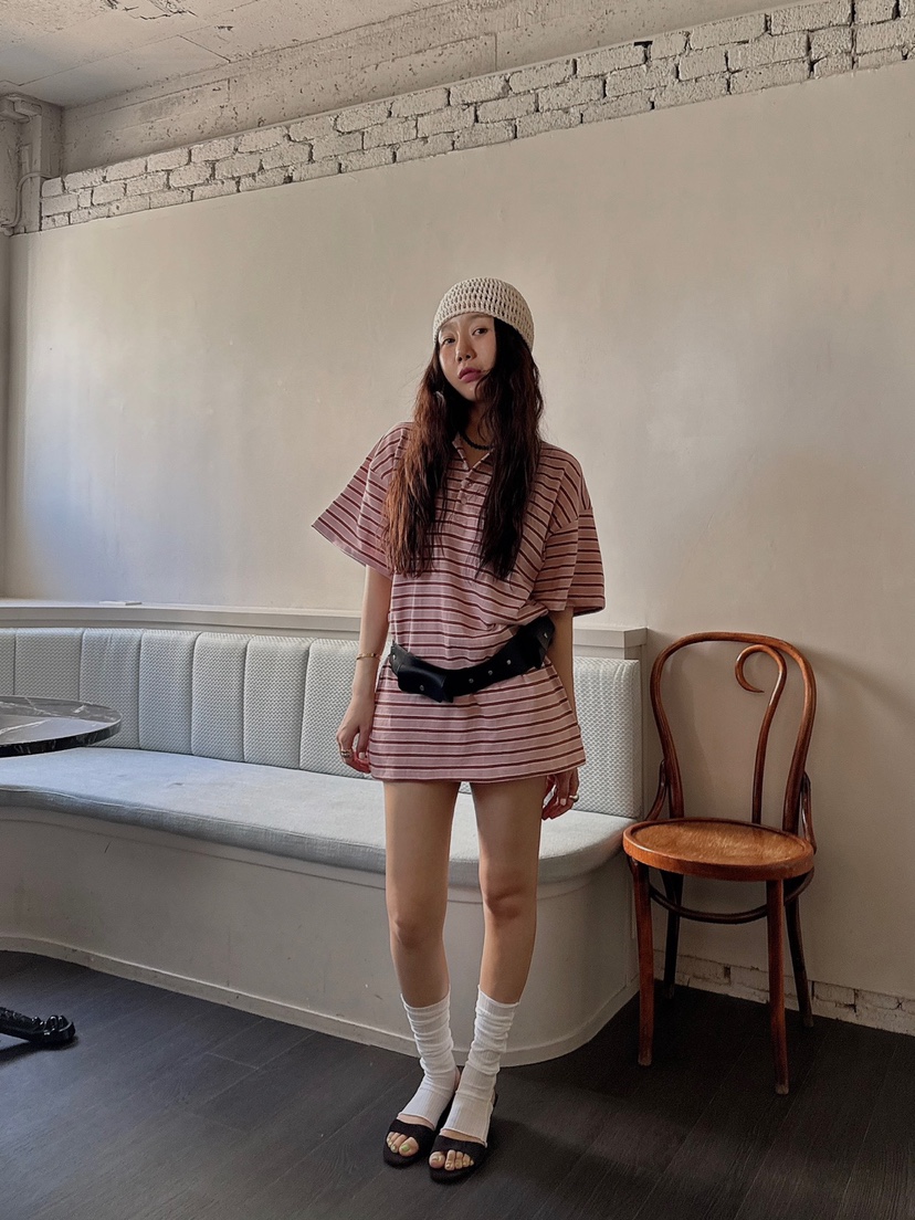 MADE-P韓國㊣直郵東大門代購女裝新品推薦時尚25春夏人氣T恤MADE-PT恤