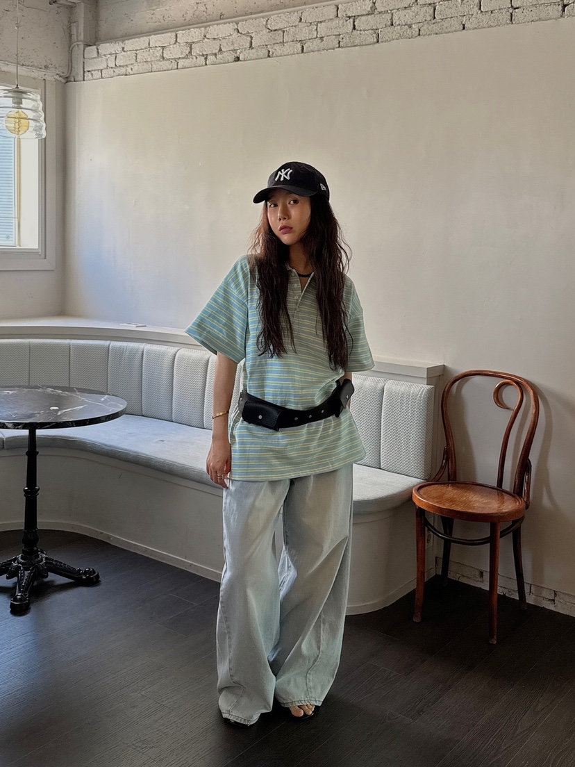MADE-P韓國㊣直郵東大門代購女裝新品推薦時尚25春夏人氣T恤MADE-PT恤