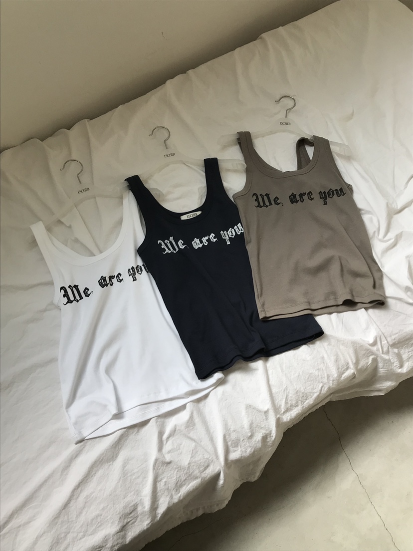 ESCHER直郵韓國代購㊣女裝新品時尚推薦人氣25春夏吊帶背心ESCHER吊帶/背心