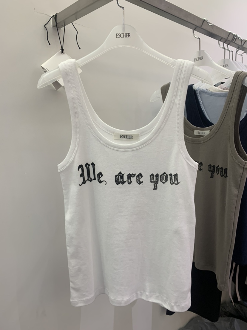 ESCHER直郵韓國代購㊣女裝新品時尚推薦人氣25春夏吊帶背心ESCHER吊帶/背心圖色3