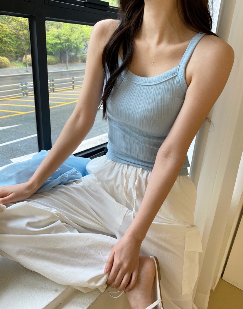 N BROWN韓國直郵㊣女裝新品推薦25春夏熱賣人氣時尚吊帶背心N BROWN吊帶/背心