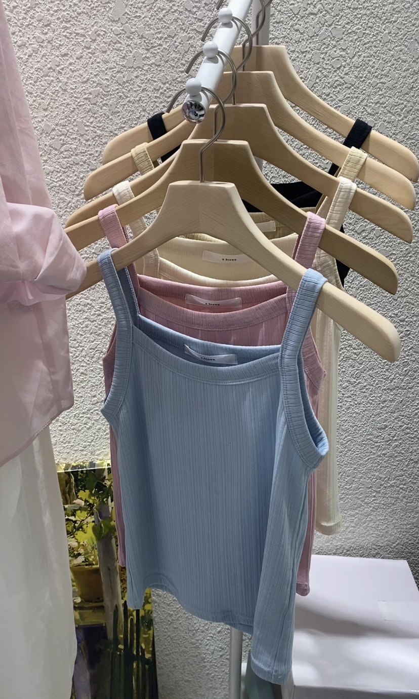 N BROWN韓國直郵㊣女裝新品推薦25春夏熱賣人氣時尚吊帶背心N BROWN吊帶/背心