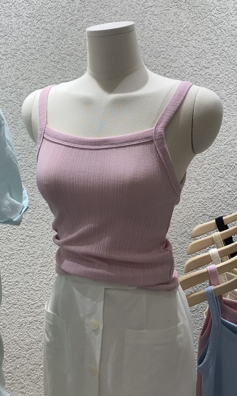 N BROWN韓國直郵㊣女裝新品推薦25春夏熱賣人氣時尚吊帶背心N BROWN吊帶/背心