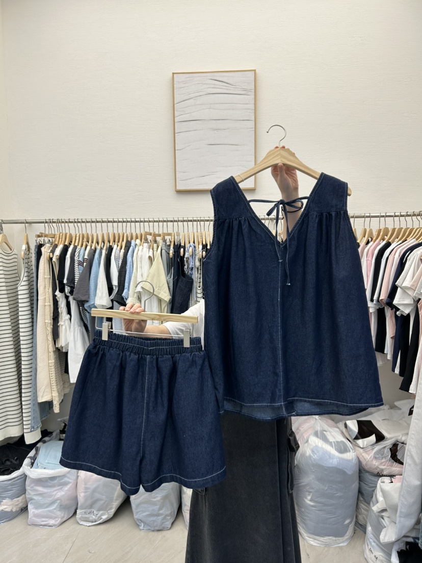 MILK TEA韓國㊣直郵東大門代購女裝新款休閑25春夏套裝套裝RE:FRESH套裝