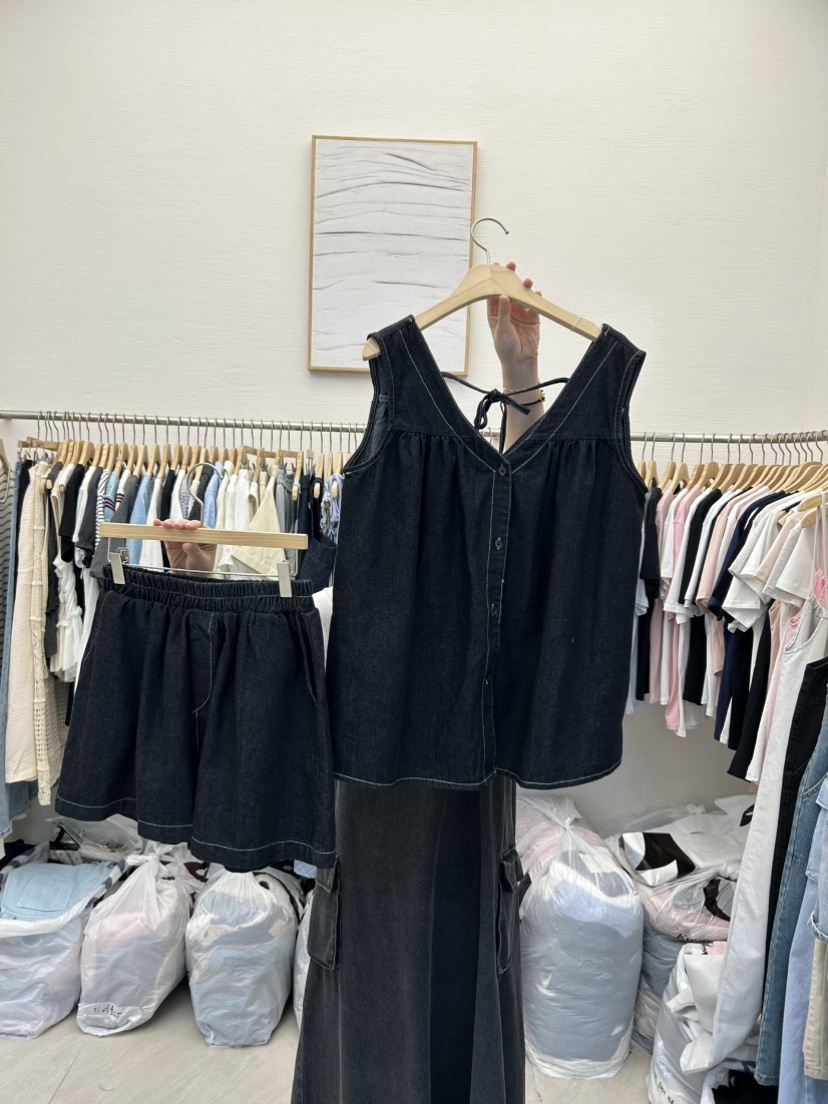 MILK TEA韓國㊣直郵東大門代購女裝新款休閑25春夏套裝套裝RE:FRESH套裝圖色2