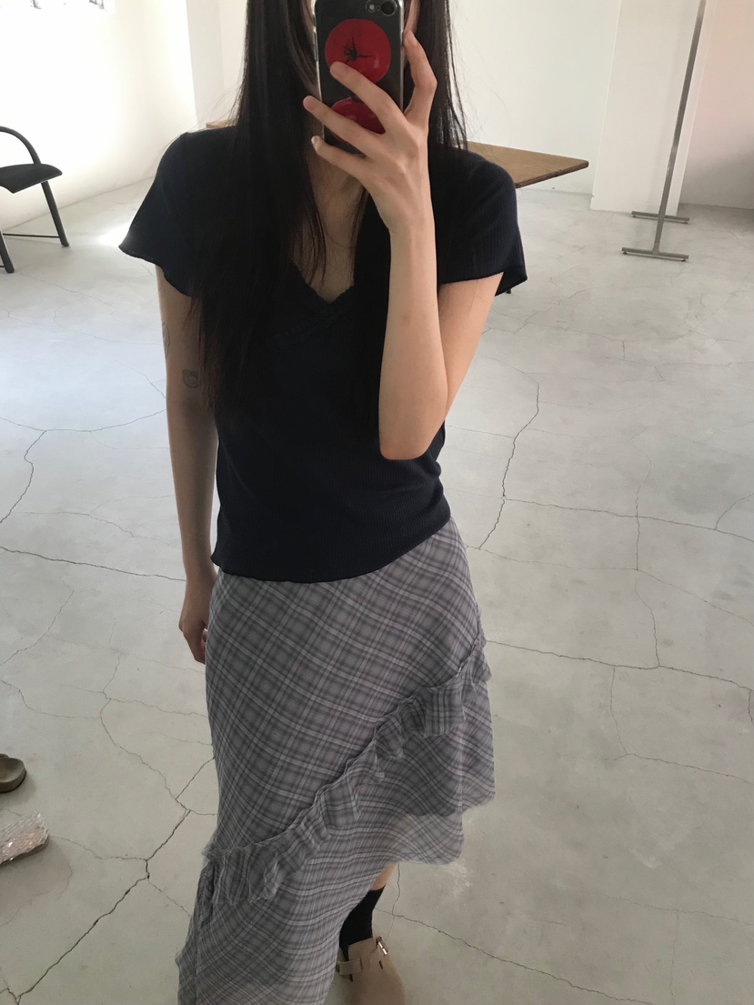 ESCHER韓國直郵㊣東大門實拍女裝新品休閑25春夏推薦人氣T恤ESCHERT恤