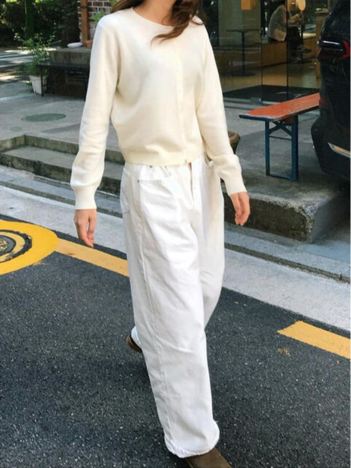 LIVE FOREVER直郵韓國代購㊣女裝新品25春夏推薦時尚牛仔褲LIVE FOR_EVER牛仔褲