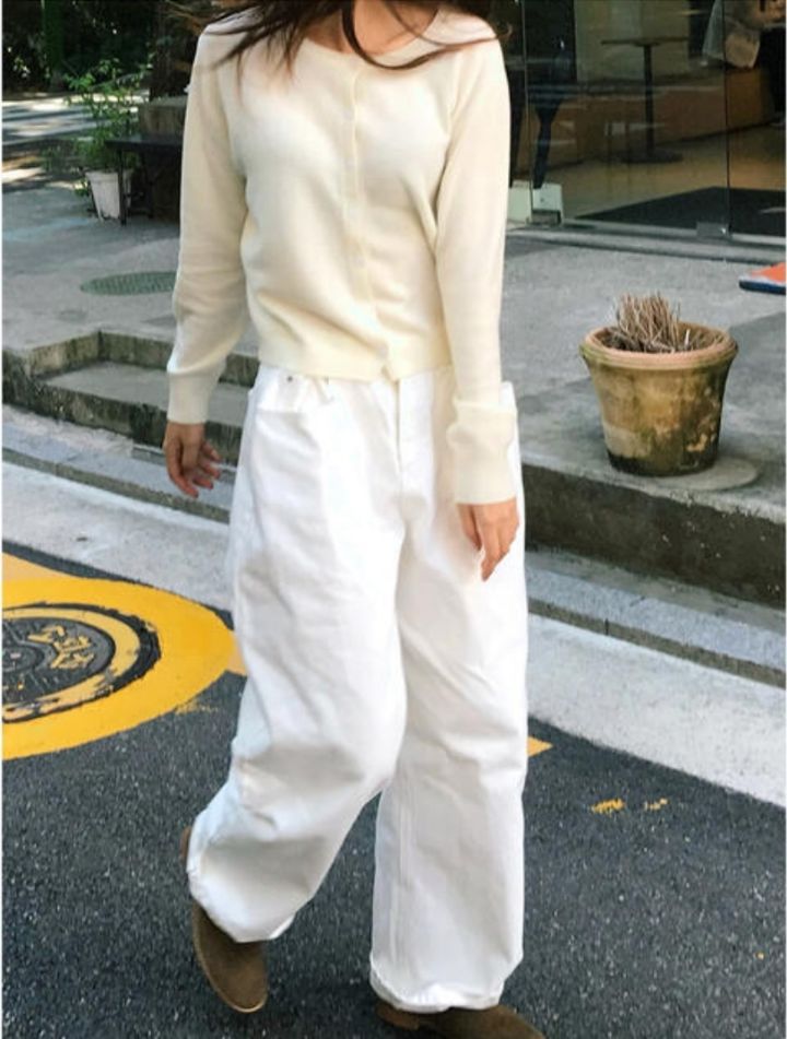 LIVE FOREVER直郵韓國代購㊣女裝新品25春夏推薦時尚牛仔褲LIVE FOR_EVER牛仔褲