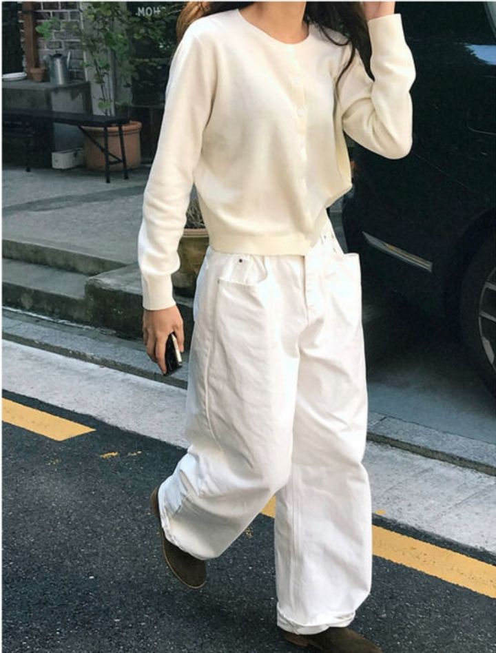 LIVE FOREVER直郵韓國代購㊣女裝新品25春夏推薦時尚牛仔褲LIVE FOR_EVER牛仔褲