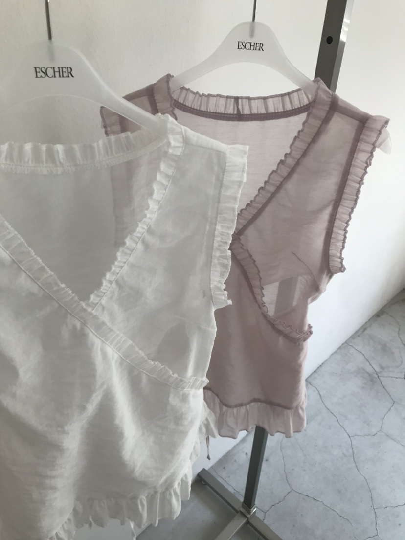 ESCHER韓國㊣直郵東大門代購女裝新品熱賣25春夏休閑吊帶背心ESCHER吊帶/背心