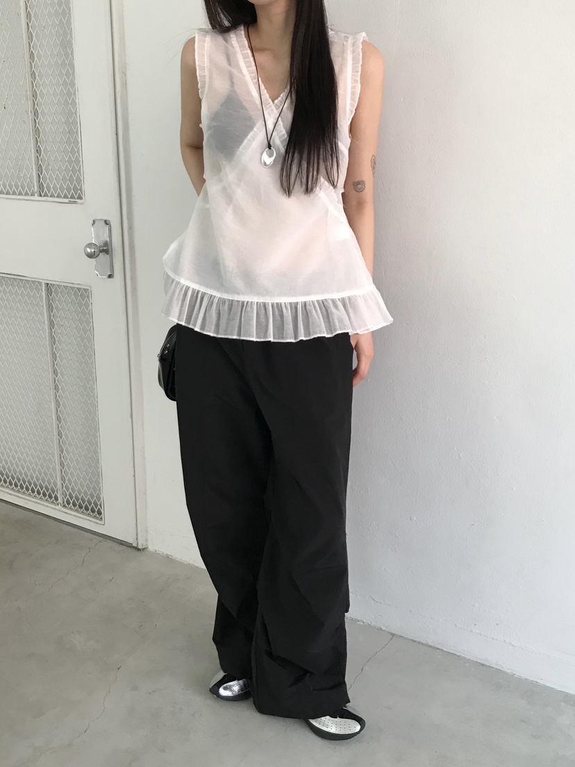 ESCHER韓國㊣直郵東大門代購女裝新品熱賣25春夏休閑吊帶背心ESCHER吊帶/背心