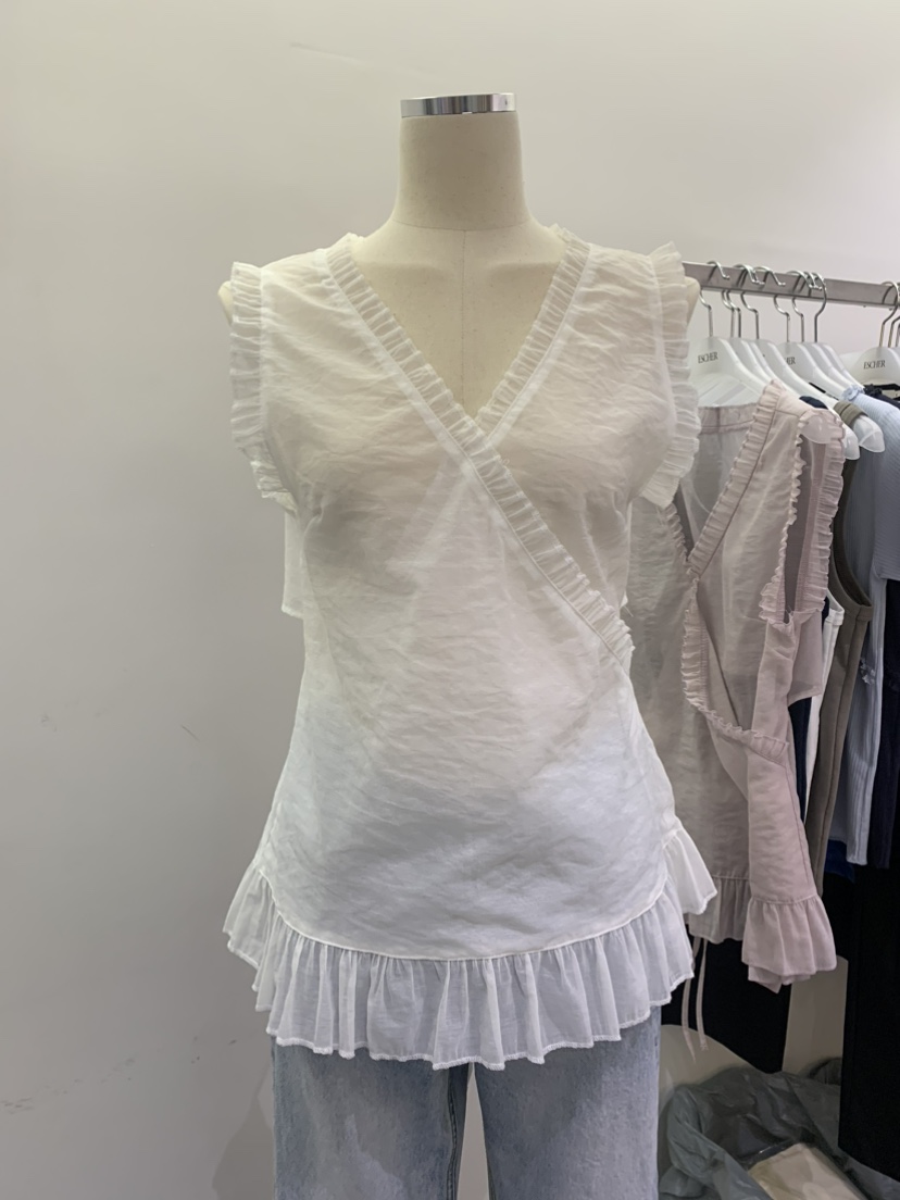 ESCHER韓國㊣直郵東大門代購女裝新品熱賣25春夏休閑吊帶背心ESCHER吊帶/背心