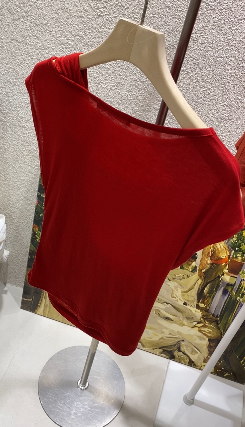 N BROWN韓國㊣直郵東大門代購女裝新品推薦熱賣25春夏T恤天絲N BROWNT恤