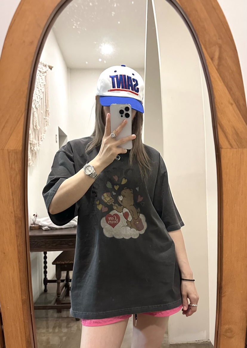 CRACKERS韓國㊣直郵東大門代購女裝新品時尚25春夏人氣休閑T恤CRACKERST恤