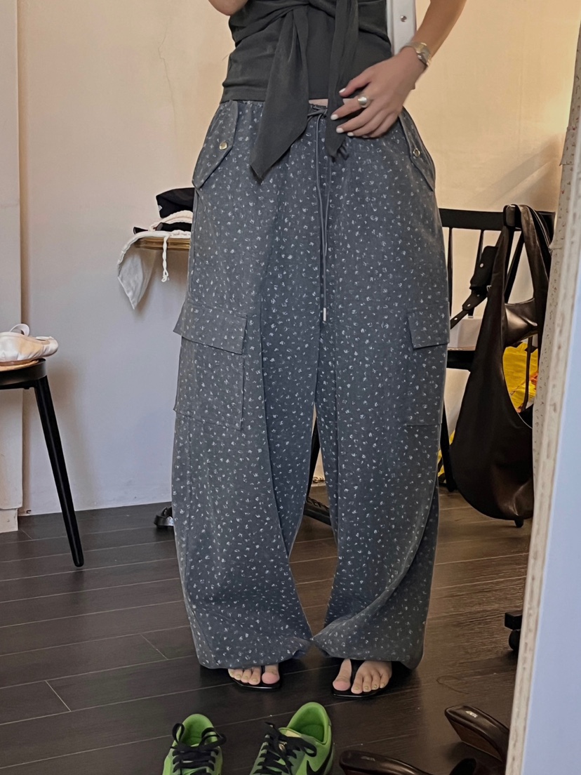 MADE-P韓國直郵㊣東大門實拍女裝新款25春夏推薦時尚休閑褲MADE-P休閑褲