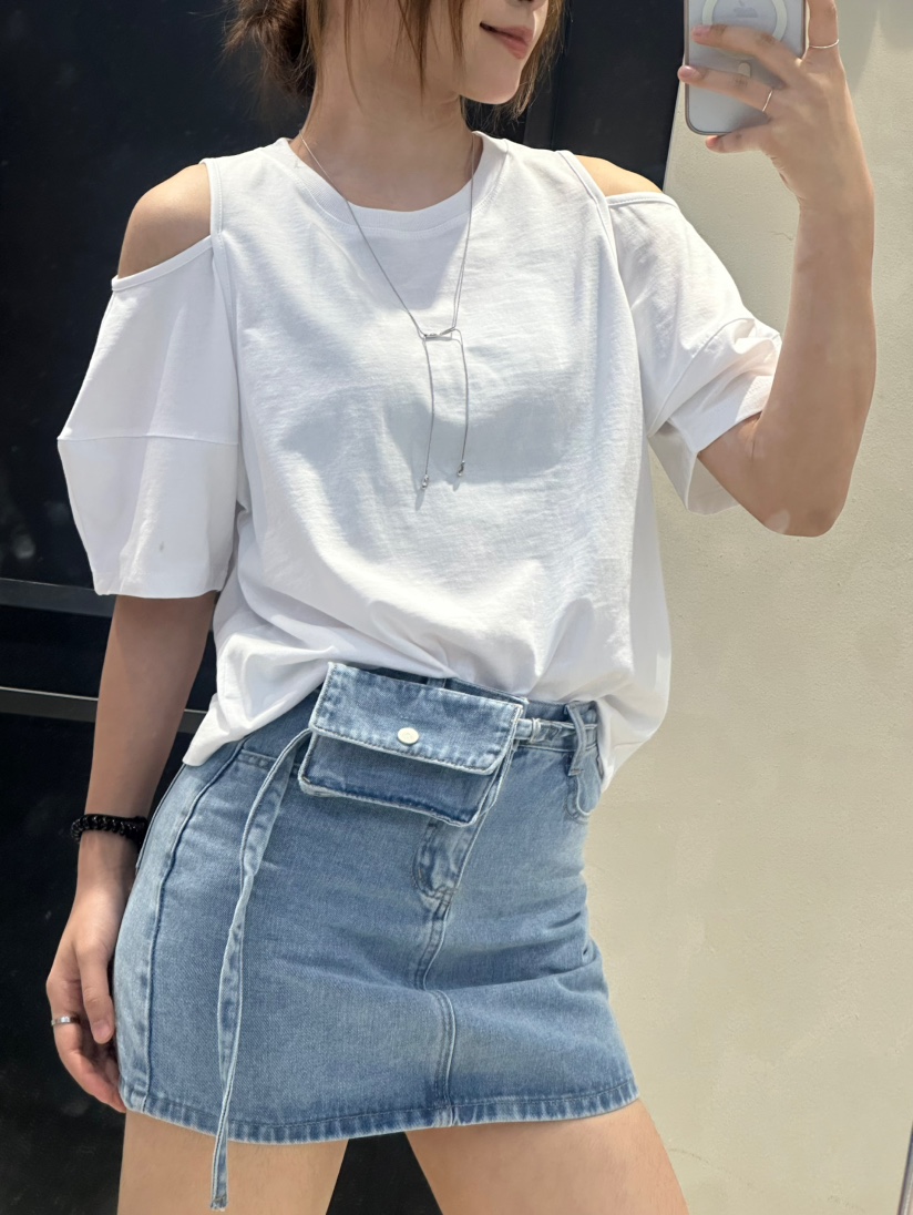 MILLIMETER韓國直郵㊣東大門實拍女裝新款熱賣休閑25春夏T恤MILLIMETERT恤