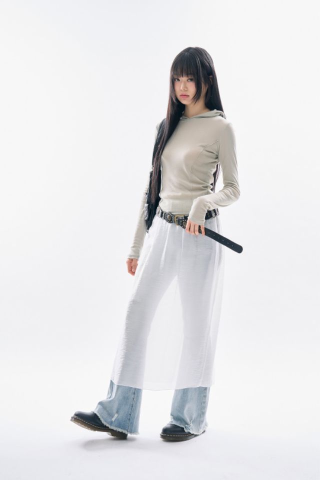 LIVE FOREVER韓國㊣直郵東大門代購女裝新品人氣休閑時尚長裙LIVE FOR_EVER長裙