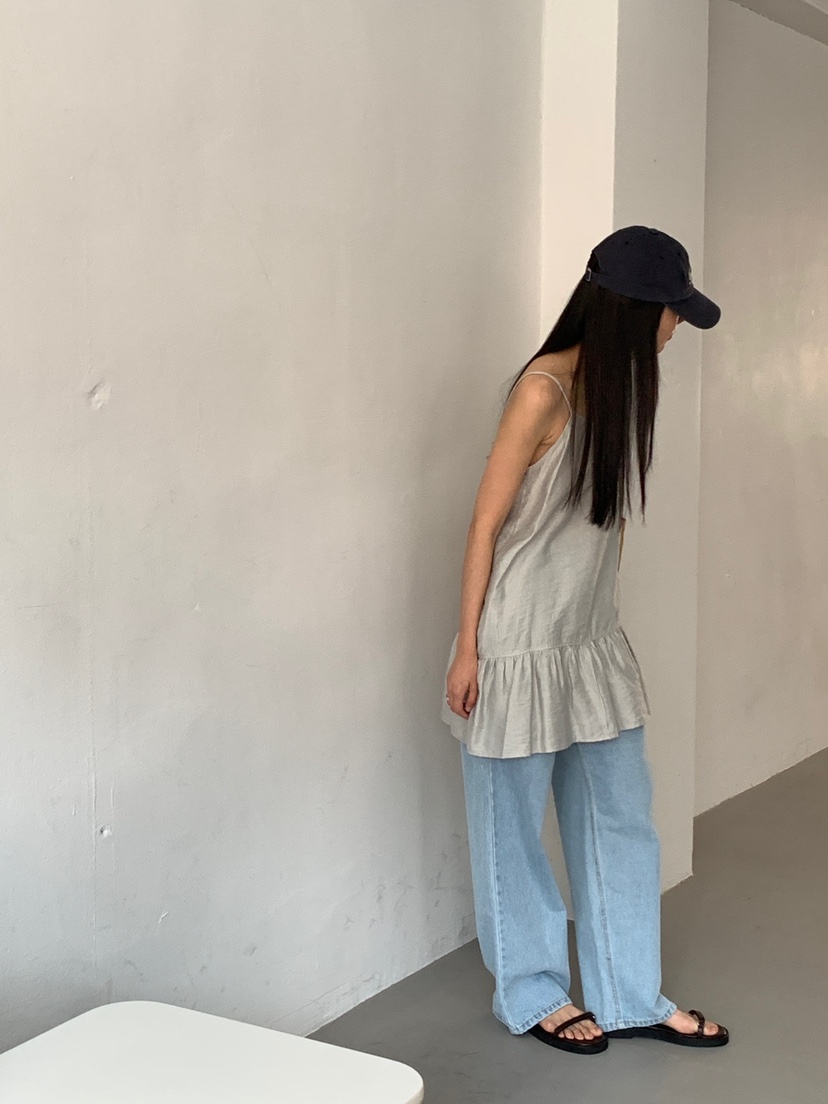 FAVE韓國直郵㊣女裝新品推薦人氣時尚熱賣休閑25春夏牛仔褲FAVOURITE牛仔褲
