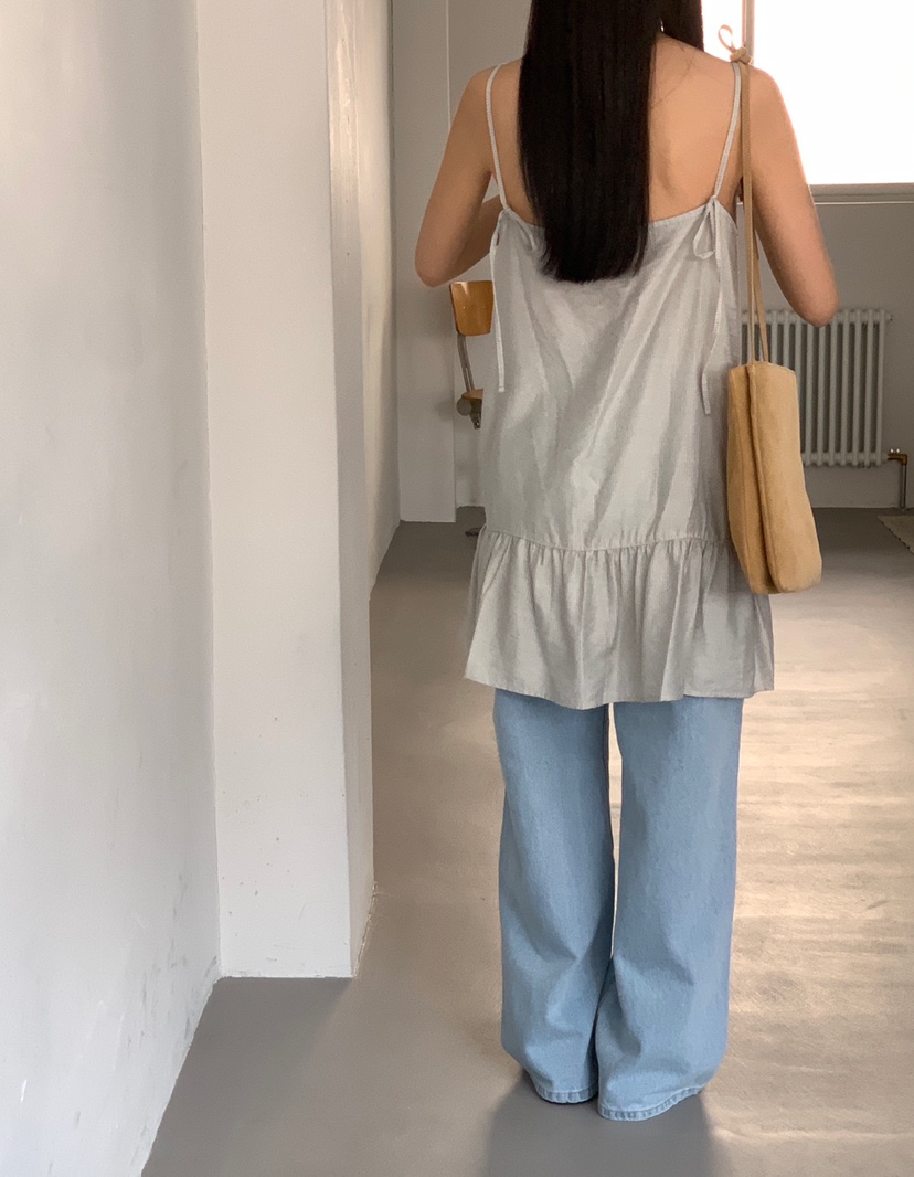FAVE韓國直郵㊣女裝新品推薦人氣時尚熱賣休閑25春夏牛仔褲FAVOURITE牛仔褲