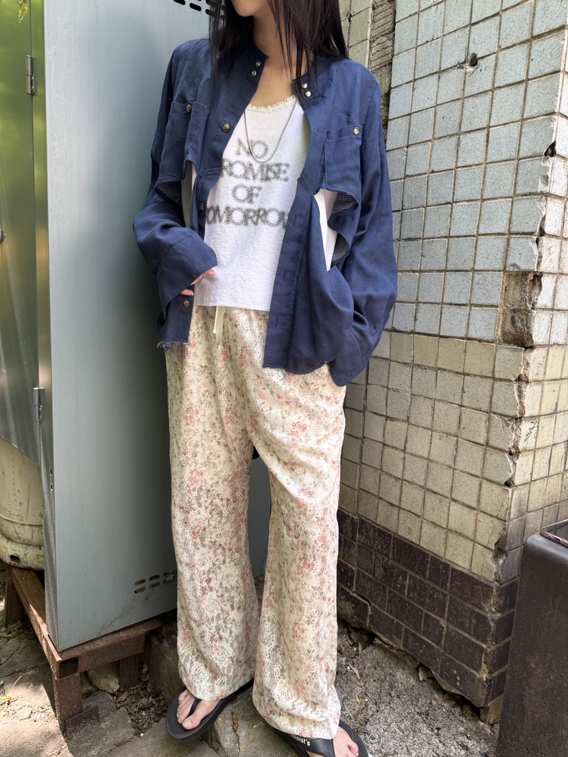 FRANC—L韓國直郵㊣女裝新款熱賣時尚休閑25春夏休閑褲蕾絲FRANC休閑褲