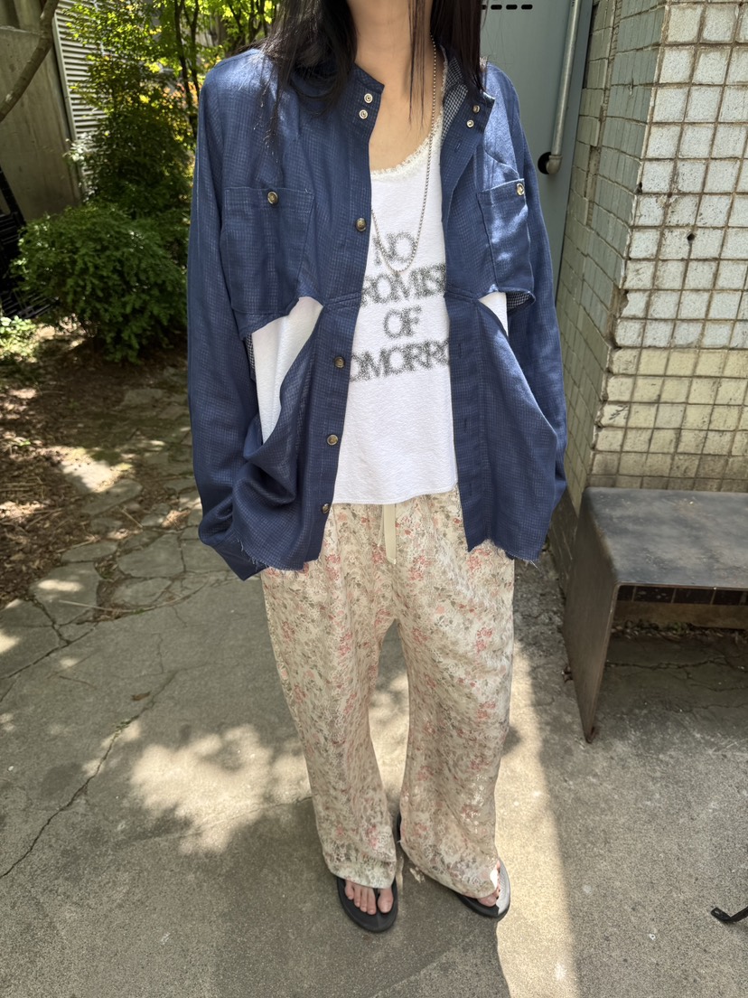 FRANC—L韓國直郵㊣女裝新款熱賣時尚休閑25春夏休閑褲蕾絲FRANC休閑褲
