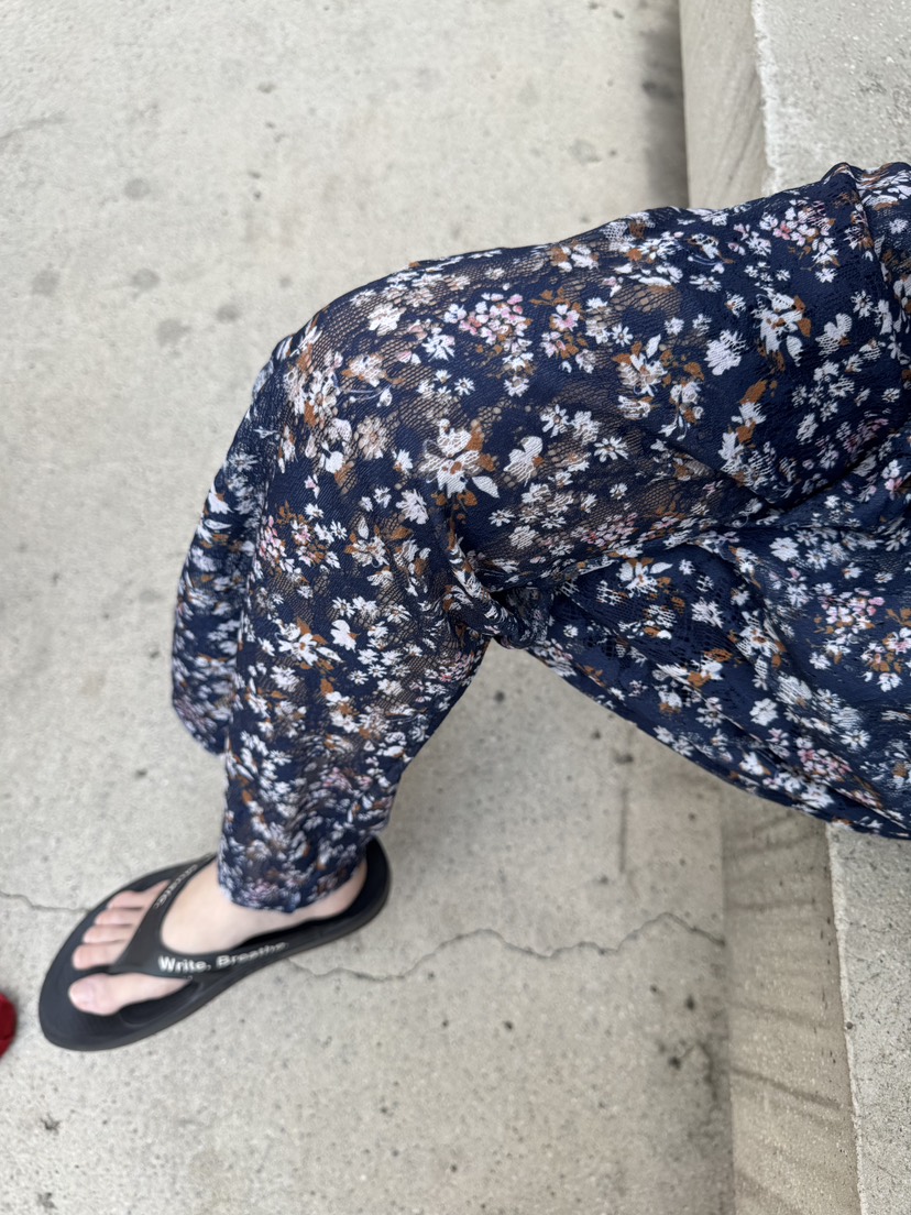 FRANC—L韓國直郵㊣女裝新款熱賣時尚休閑25春夏休閑褲蕾絲FRANC休閑褲