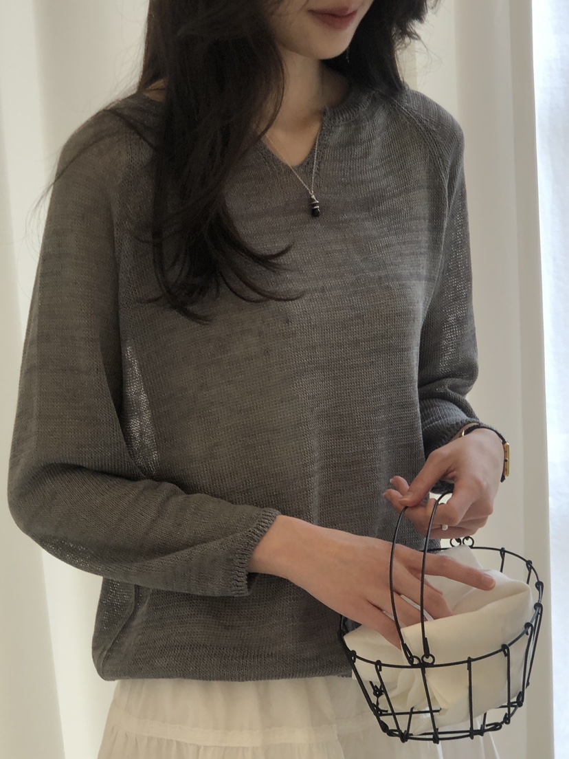 ERUME韓國㊣直郵東大門代購女裝新品25春夏推薦熱賣人氣針織衫ERUME針織衫