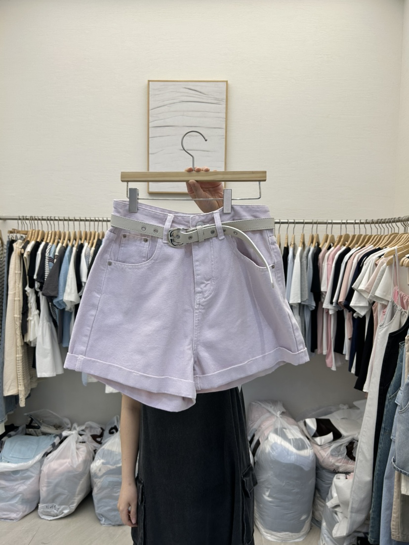 MILK TEA韓國直郵㊣東大門實拍女裝新款25春夏人氣時尚短褲RE:FRESH短褲圖色3