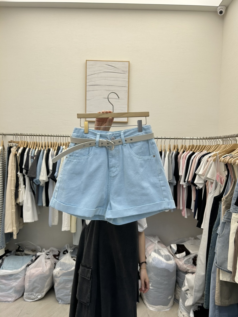 MILK TEA韓國直郵㊣東大門實拍女裝新款25春夏人氣時尚短褲RE:FRESH短褲圖色4