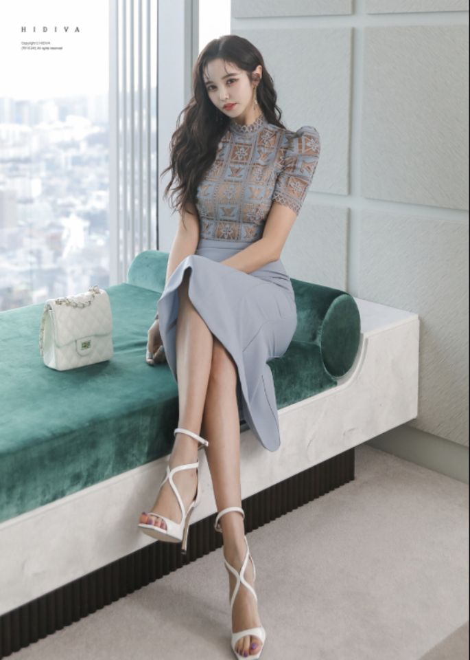 HIGH HEELS韓國直郵㊣女裝新品熱賣時尚休閑人氣襯衫蕾絲衫HIGH HEELS襯衫/蕾絲衫