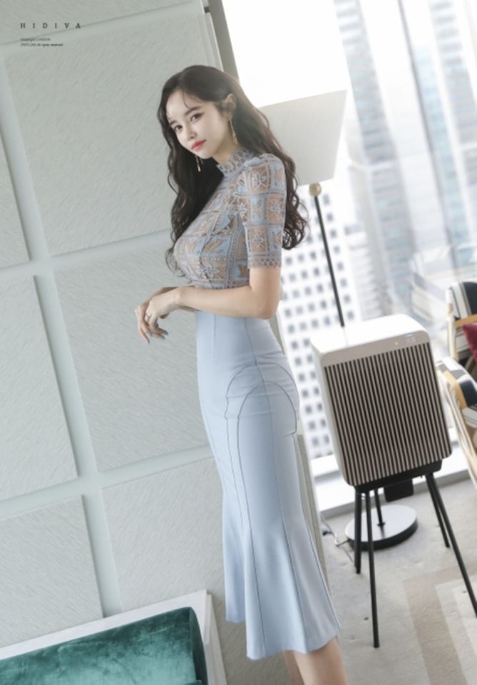 HIGH HEELS韓國直郵㊣女裝新品熱賣時尚休閑人氣襯衫蕾絲衫HIGH HEELS襯衫/蕾絲衫