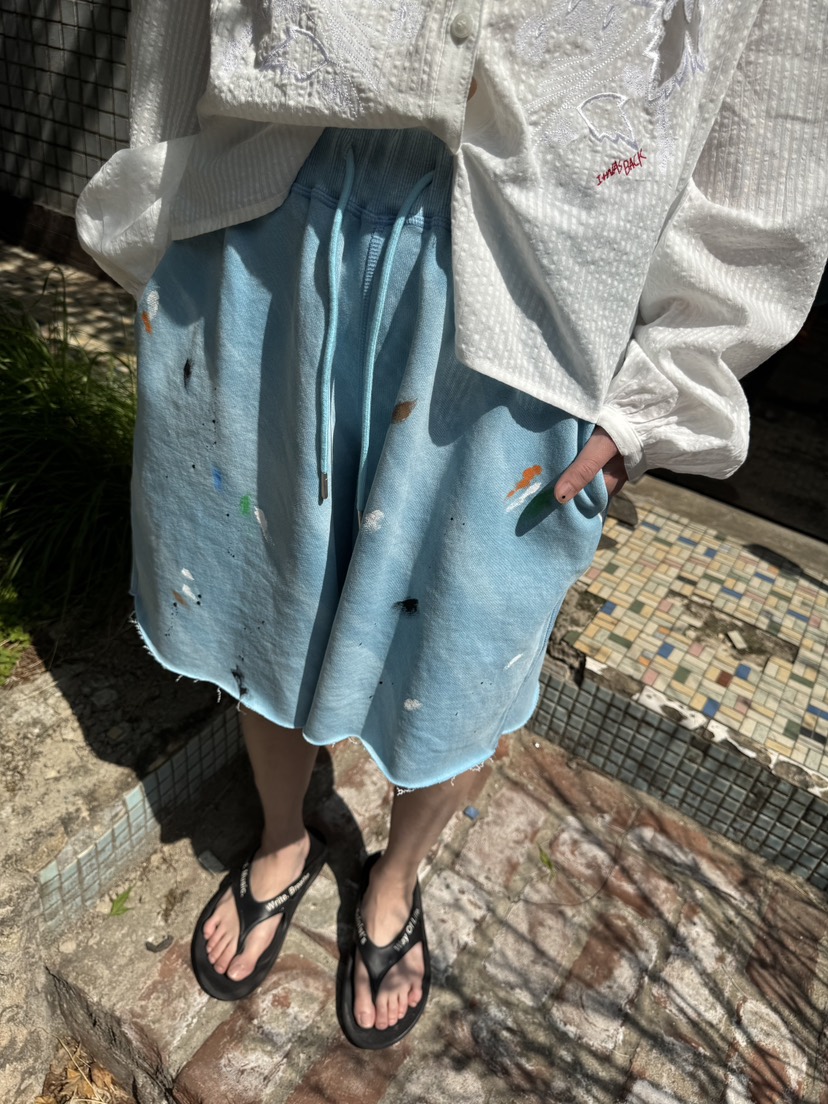 FRANC—L韓國直郵㊣東大門實拍女裝新款時尚熱賣25春夏短褲FRANC短褲