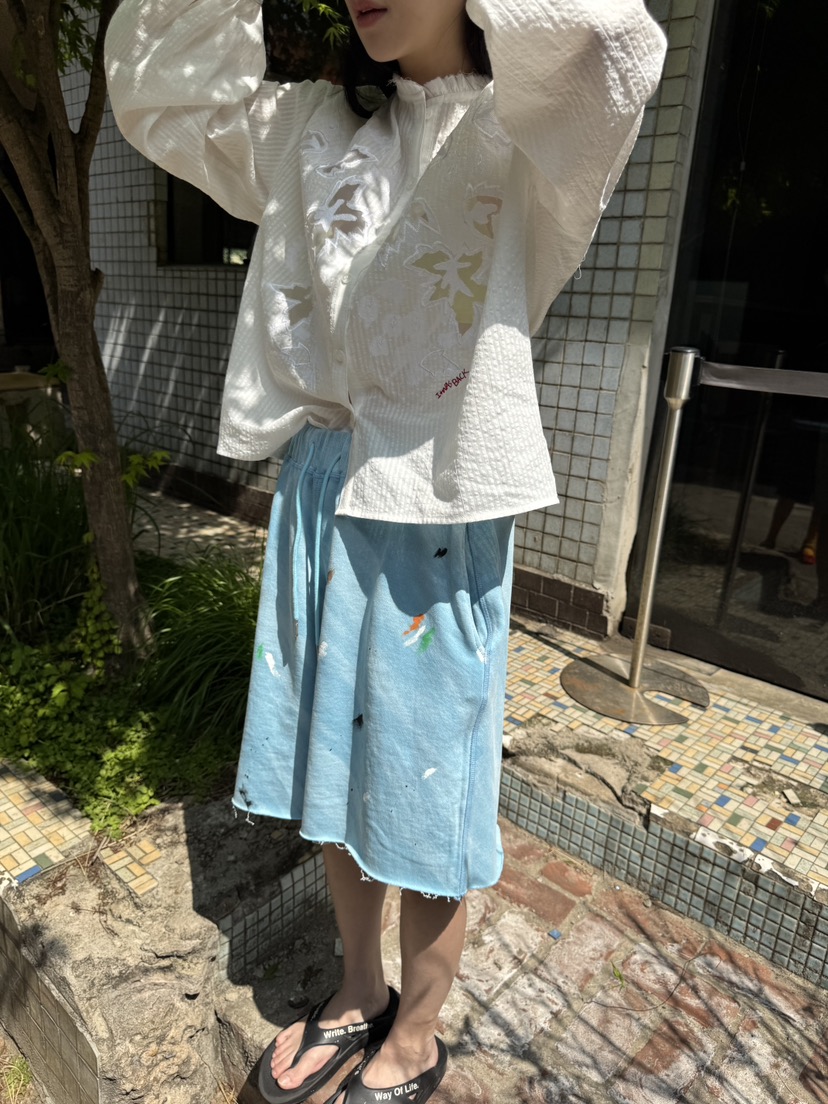 FRANC—L韓國直郵㊣東大門實拍女裝新款時尚熱賣25春夏短褲FRANC短褲