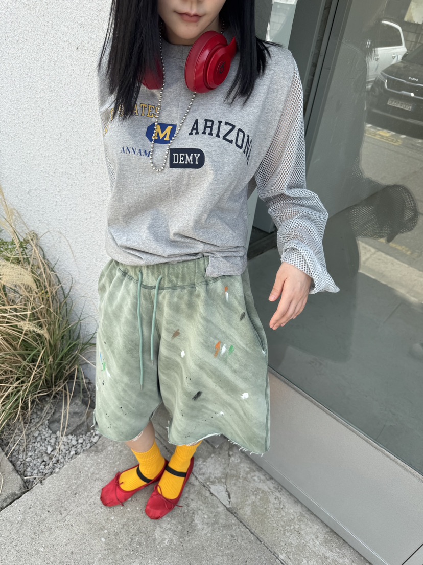 FRANC—L韓國直郵㊣東大門實拍女裝新款時尚熱賣25春夏短褲FRANC短褲