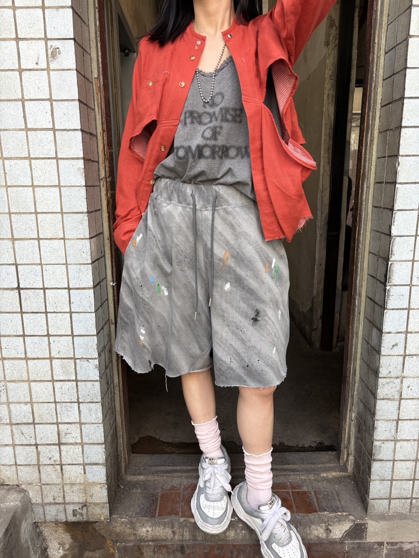 FRANC—L韓國直郵㊣東大門實拍女裝新款時尚熱賣25春夏短褲FRANC短褲圖色3