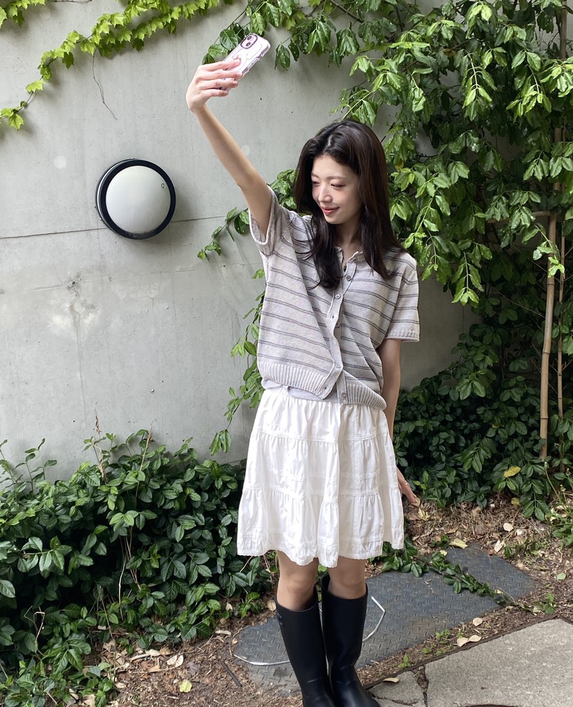 ERUME直郵韓國代購㊣女裝新品時尚熱賣推薦人氣休閑25春夏針織衫ERUME針織衫