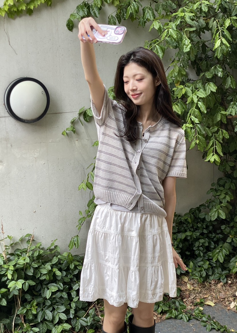 ERUME直郵韓國代購㊣女裝新品時尚熱賣推薦人氣休閑25春夏針織衫ERUME針織衫