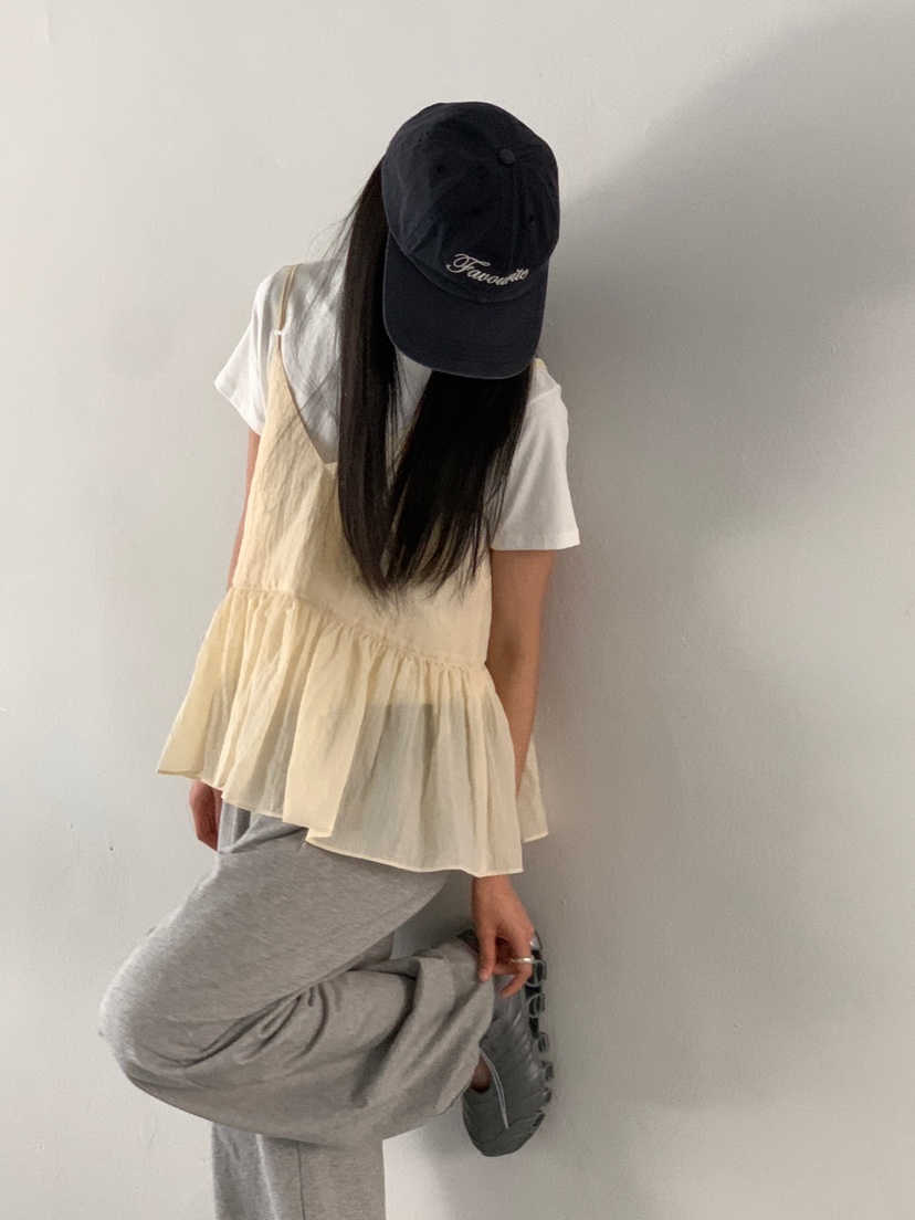 FAVE直郵韓國代購㊣女裝新款人氣時尚休閑25春夏推薦吊帶背心FAVOURITE吊帶/背心