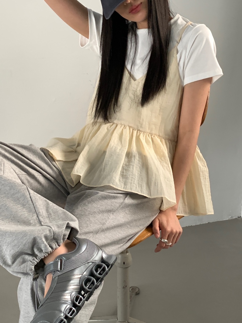 FAVE直郵韓國代購㊣女裝新款人氣時尚休閑25春夏推薦吊帶背心FAVOURITE吊帶/背心