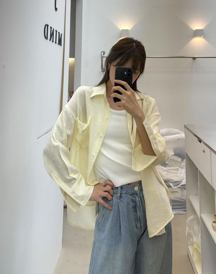 JMIND韓國㊣直郵東大門代購女裝新品熱賣襯衫蕾絲衫不含內搭JMIND襯衫/蕾絲衫