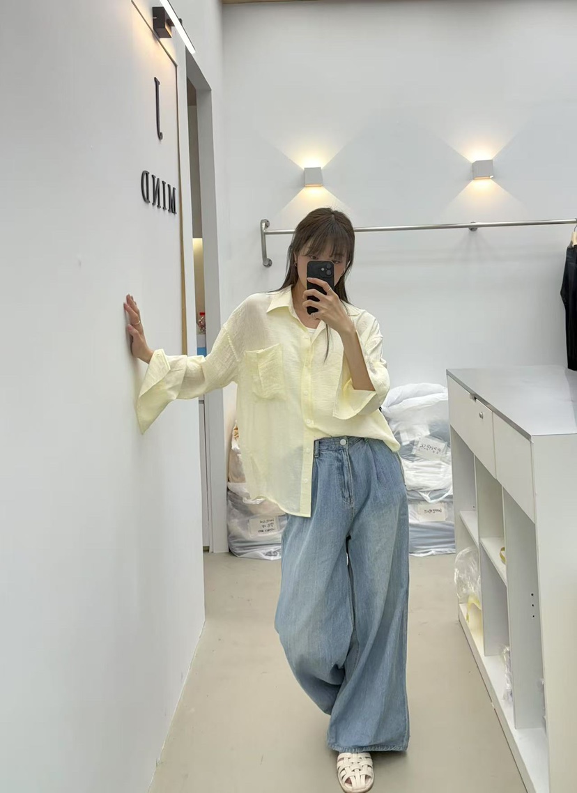 JMIND韓國㊣直郵東大門代購女裝新品熱賣襯衫蕾絲衫不含內搭JMIND襯衫/蕾絲衫