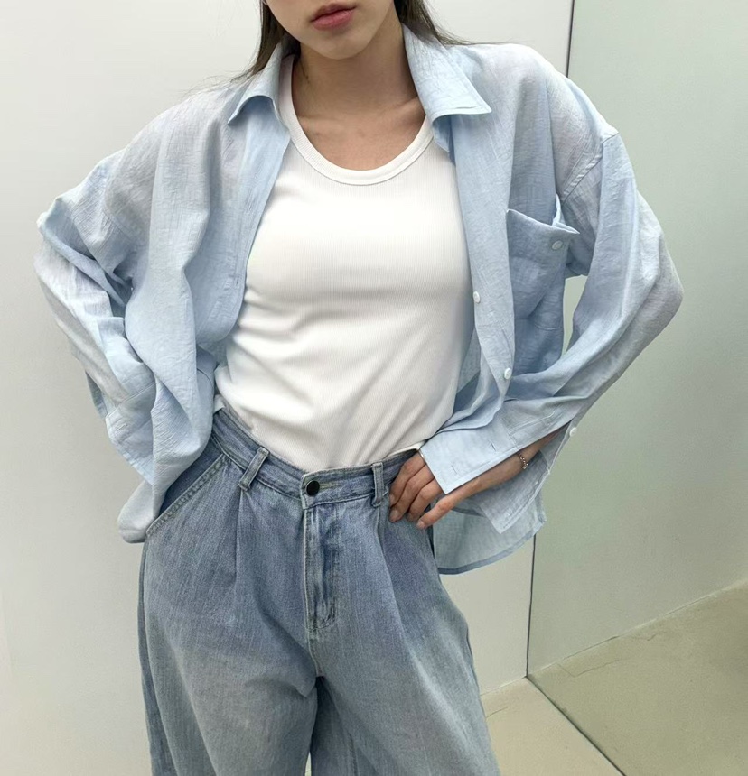 JMIND韓國㊣直郵東大門代購女裝新品熱賣襯衫蕾絲衫不含內搭JMIND襯衫/蕾絲衫