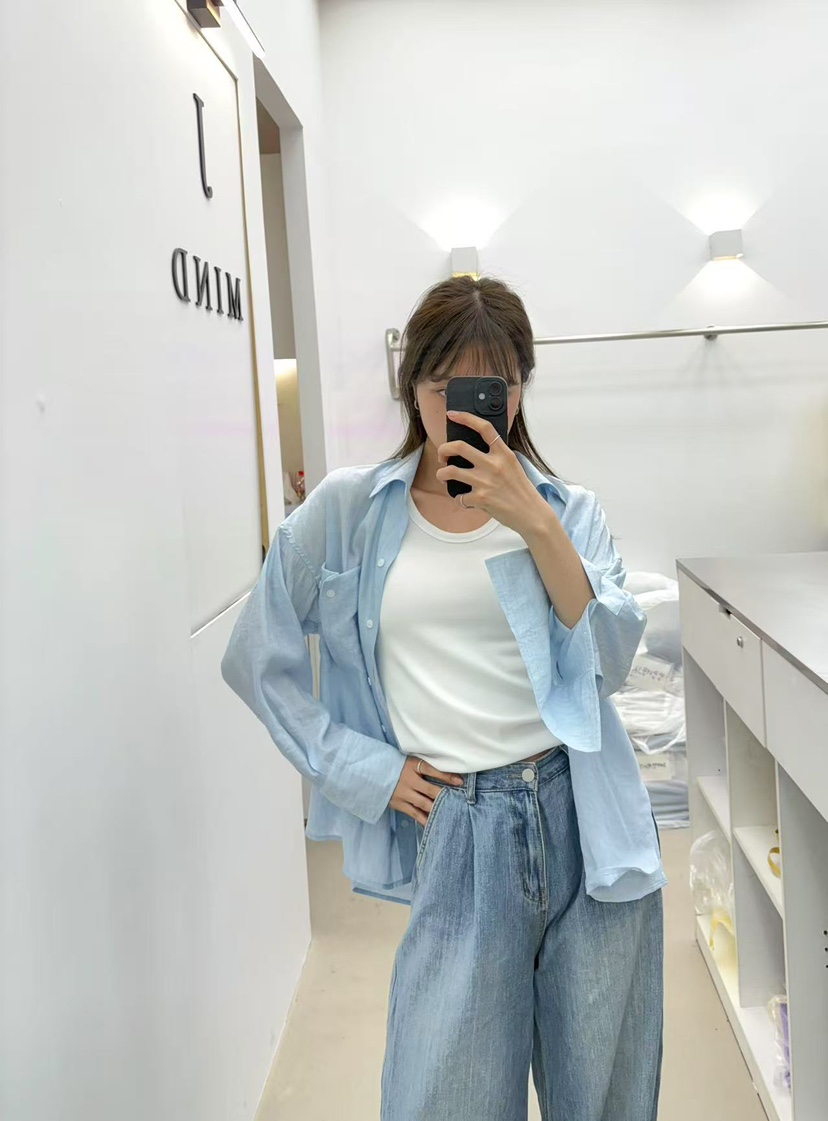 JMIND韓國㊣直郵東大門代購女裝新品熱賣襯衫蕾絲衫不含內搭JMIND襯衫/蕾絲衫