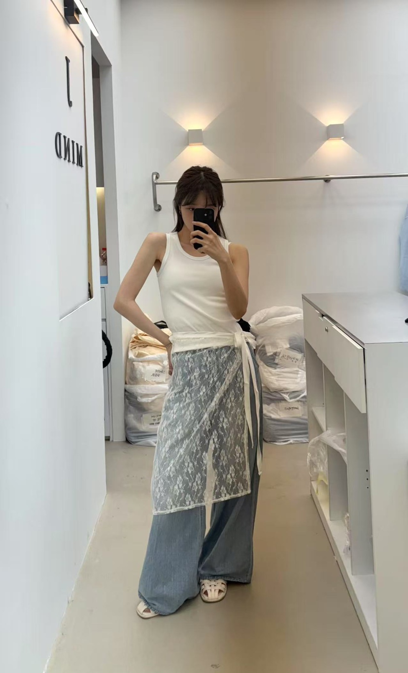 JMIND韓國直郵㊣女裝新款推薦熱賣人氣休閑25春夏吊帶背心圓領JMIND吊帶/背心圖色1