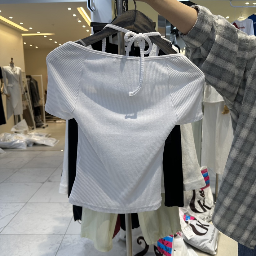 A2/D2韓國直郵㊣東大門實拍女裝新品熱賣休閑推薦25春夏T恤A2/D2T恤